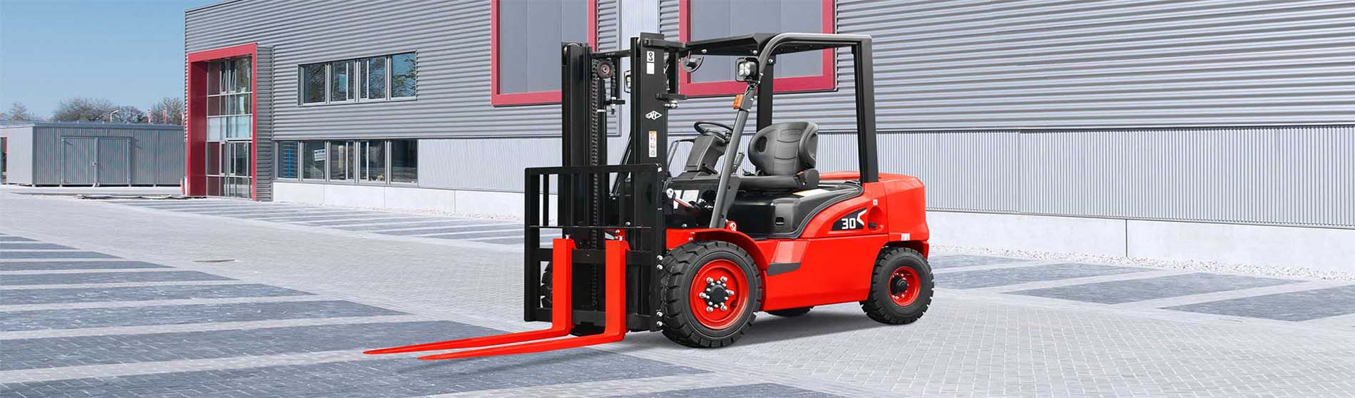 Forklift hire Amersham unloading pallets from a commercial truck