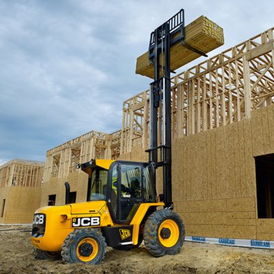 Forklift unloading machinery and industrial equipment in Amersham