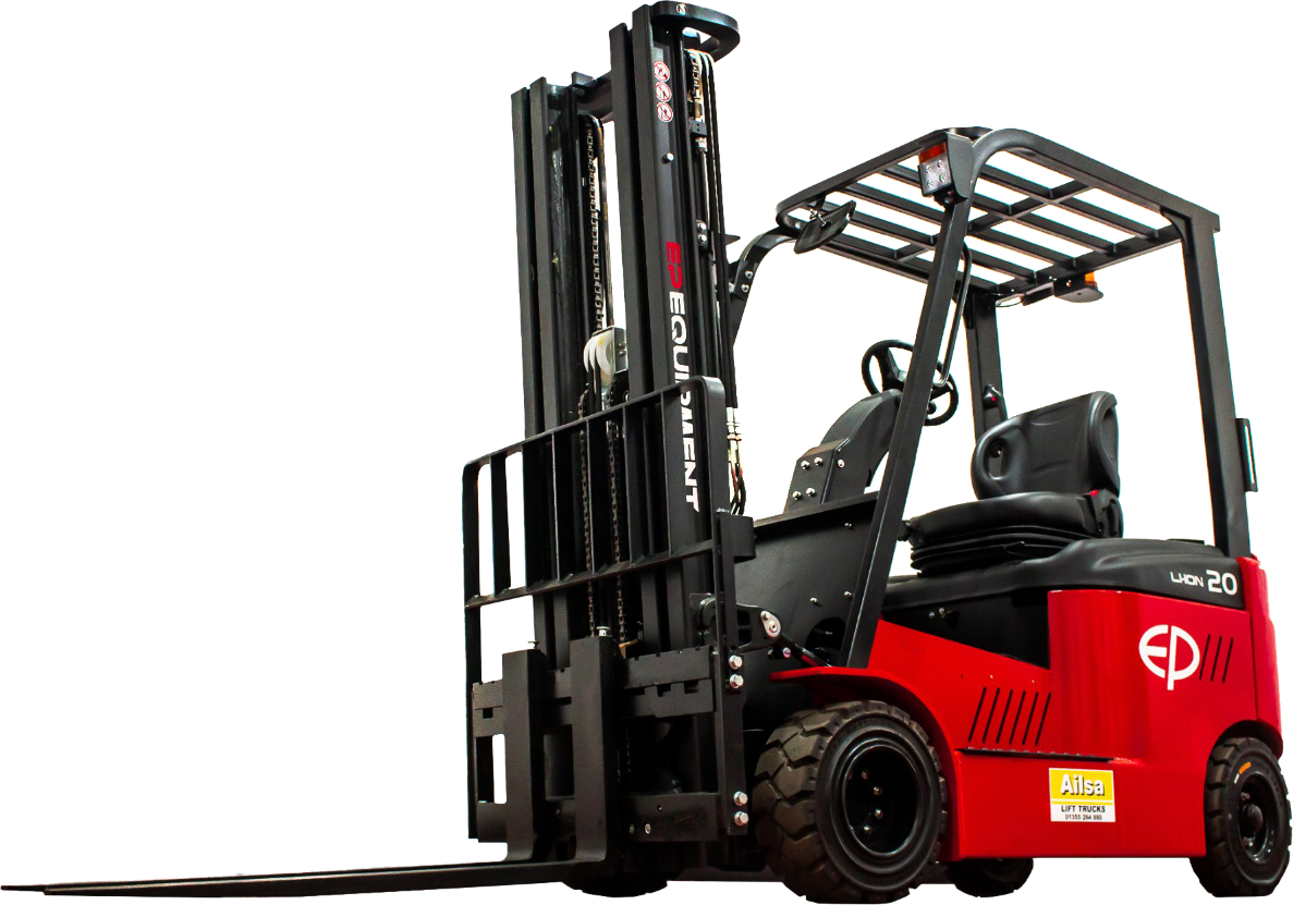 Commercial forklift unloading heavy pallets in Amersham