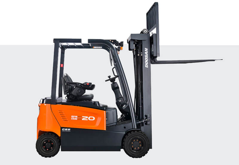 Forklift operator safely handling a commercial load in Amersham